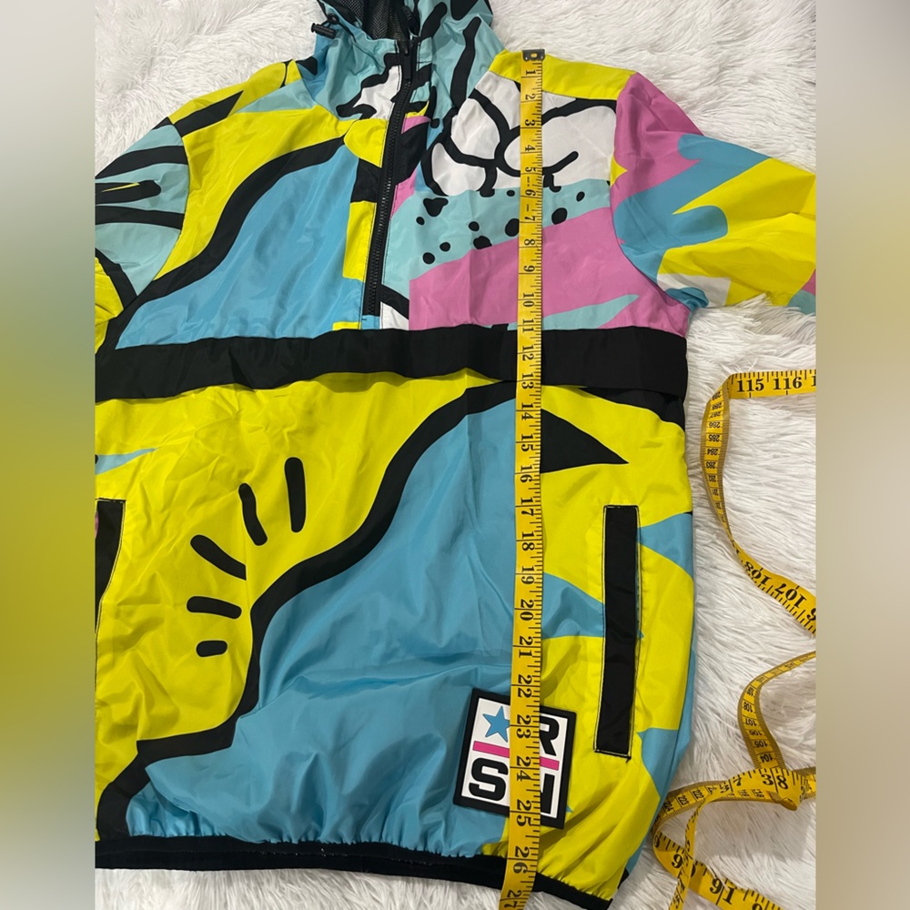 Reason Abstract Multicolor Windbreaker - image 6